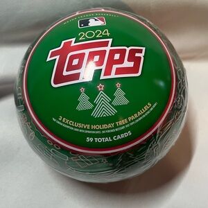 New 2024 Topps Baseball Cards 3 Exclusive Christmas